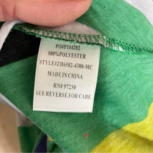 Almost Famous Striped One Shoulder Asymmetrical Top w/Belt - Picture 7 of 9